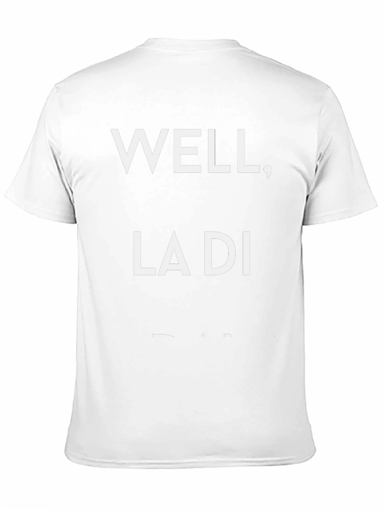 Well La Di Da Graphic Tee - Black