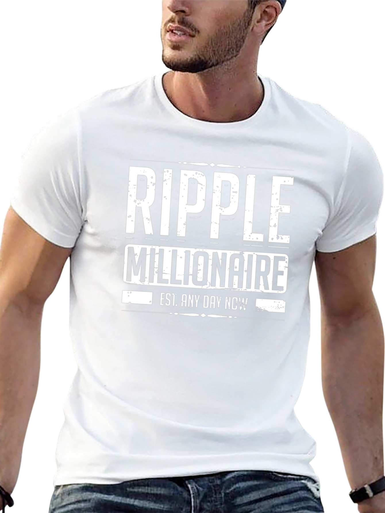 Ripple Millionaire Black Graphic Tee