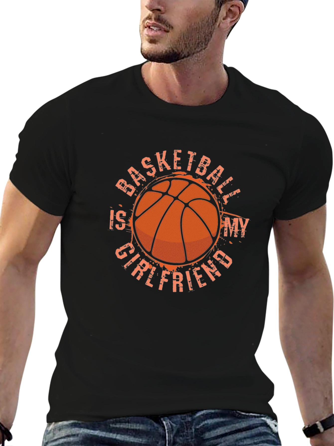 Basketball is My Girlfriend Graphic T-Shirt