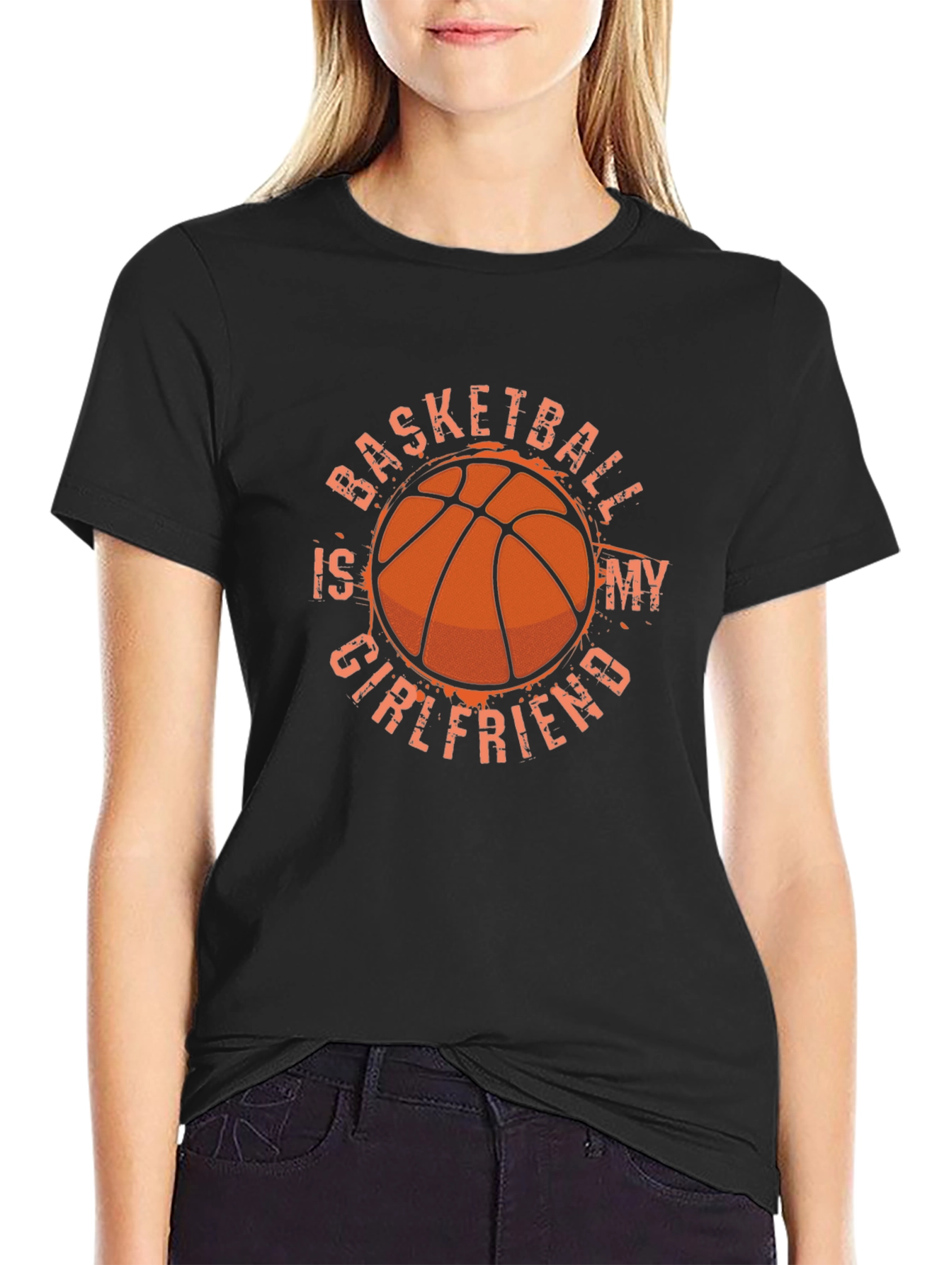 Basketball is My Girlfriend Graphic T-Shirt