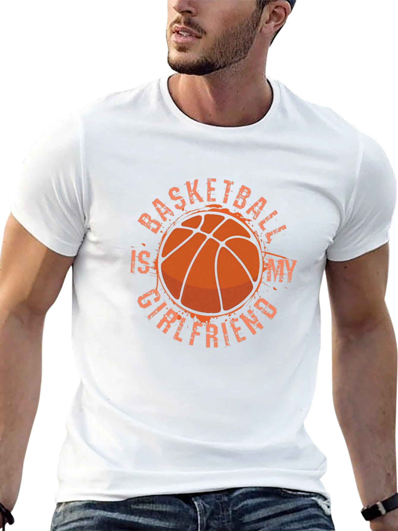 Basketball is My Girlfriend Graphic T-Shirt