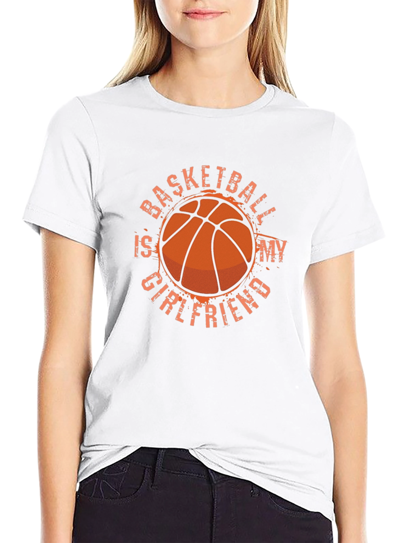 Basketball is My Girlfriend Graphic T-Shirt