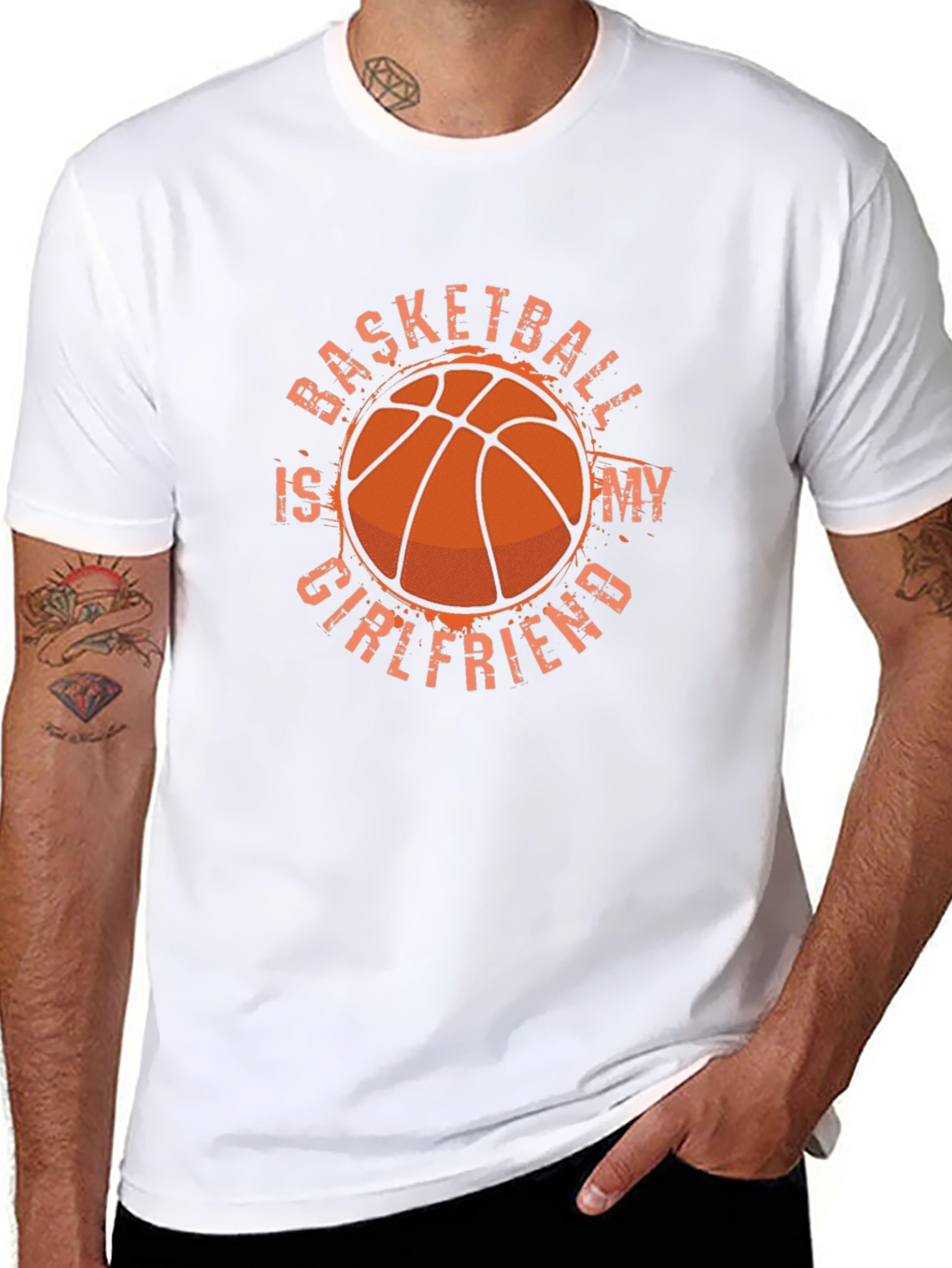 Basketball is My Girlfriend Graphic T-Shirt