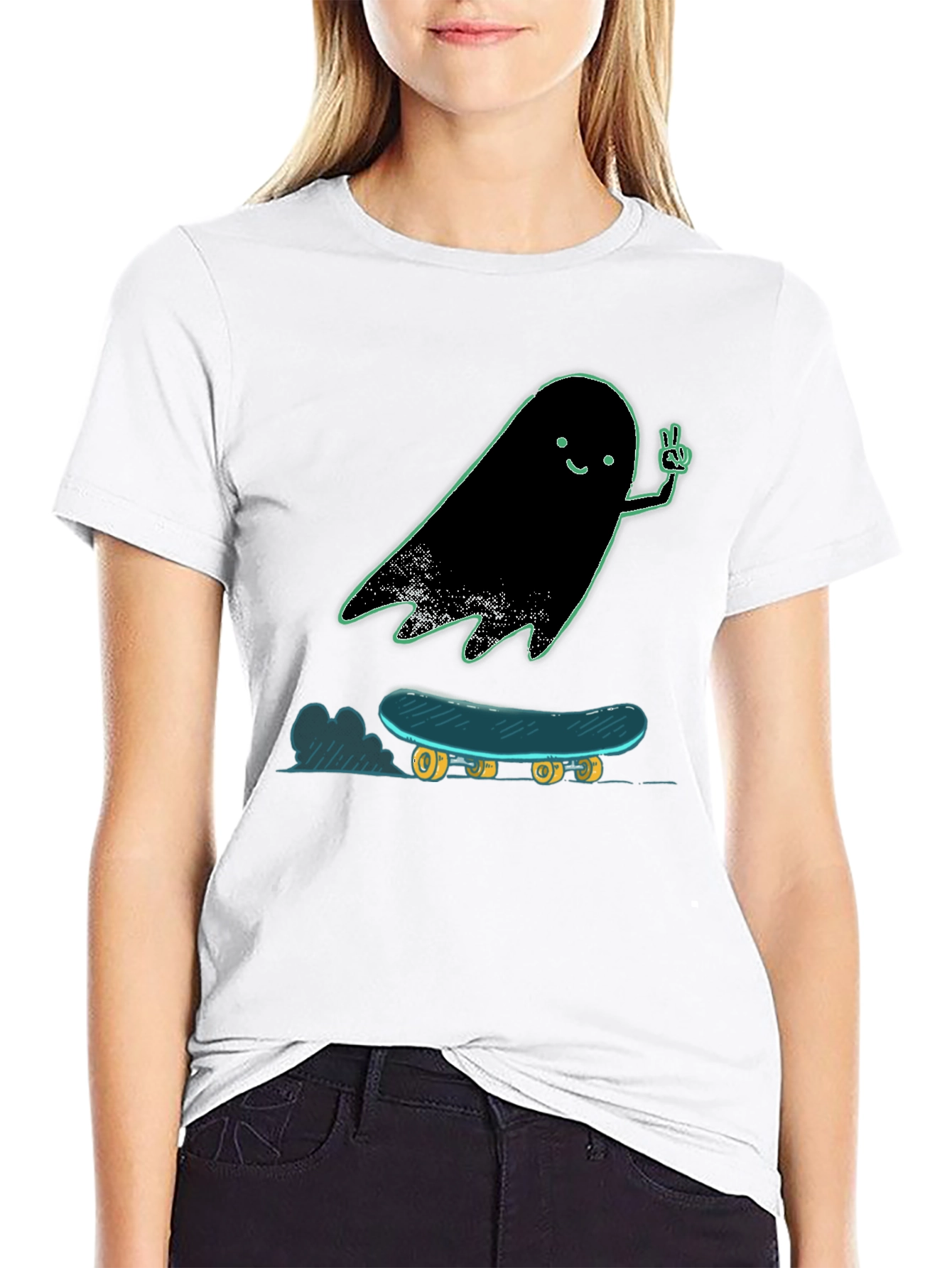 Skateboarding Ghost T-Shirt