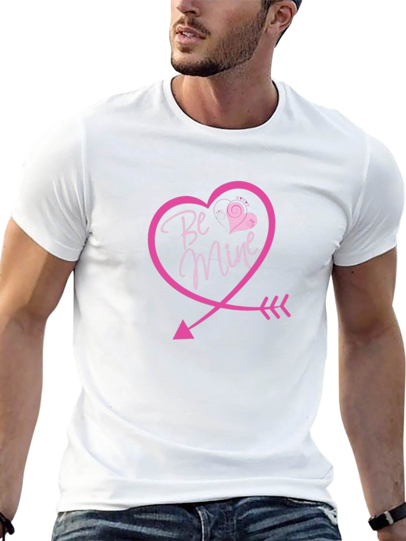 Be Mine Valentines Day Graphic T-Shirt