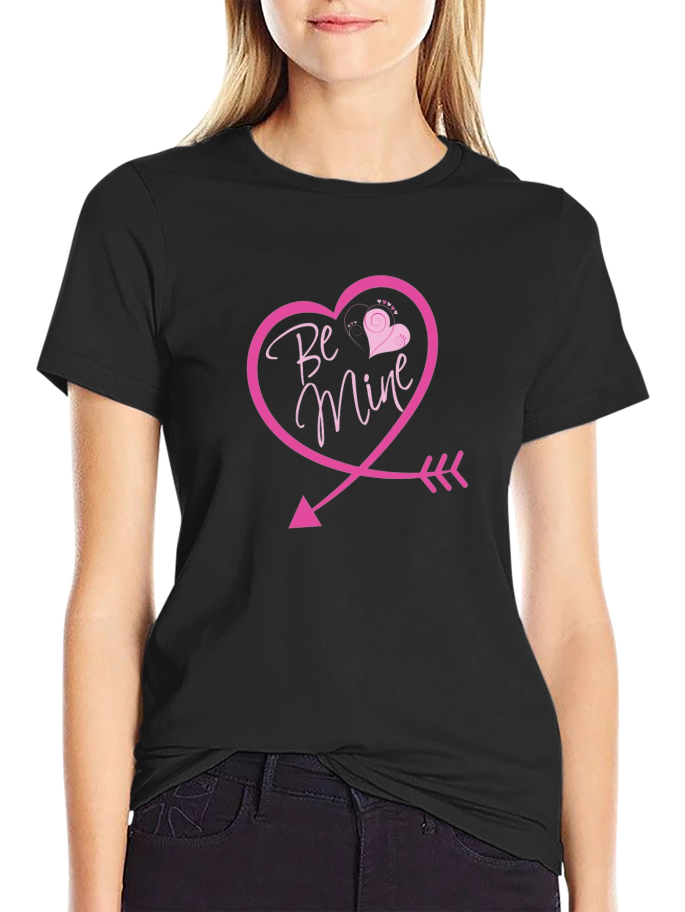 Be Mine Valentines Day Graphic T-Shirt