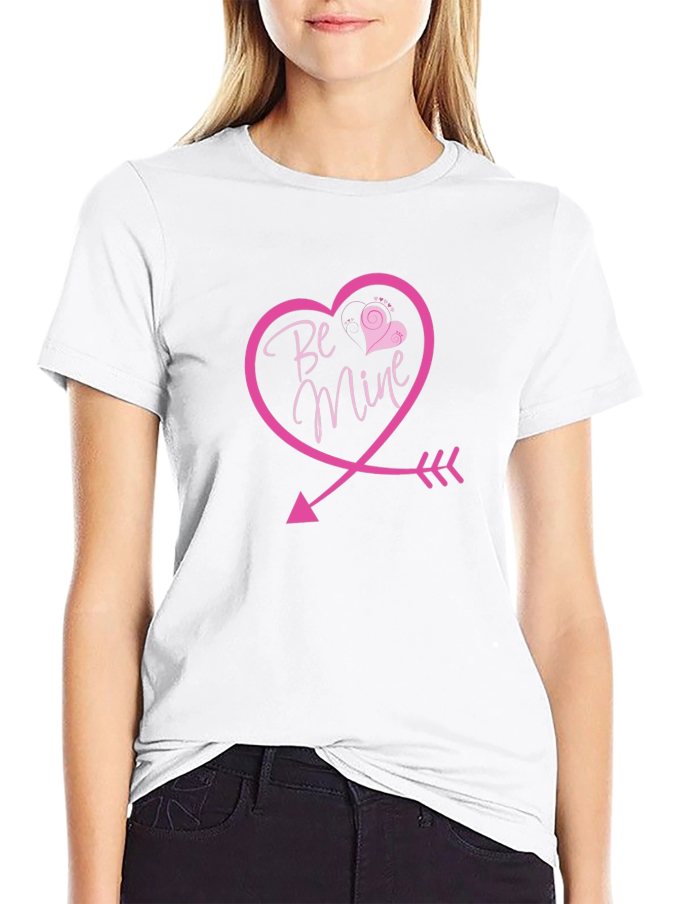 Be Mine Valentines Day Graphic T-Shirt