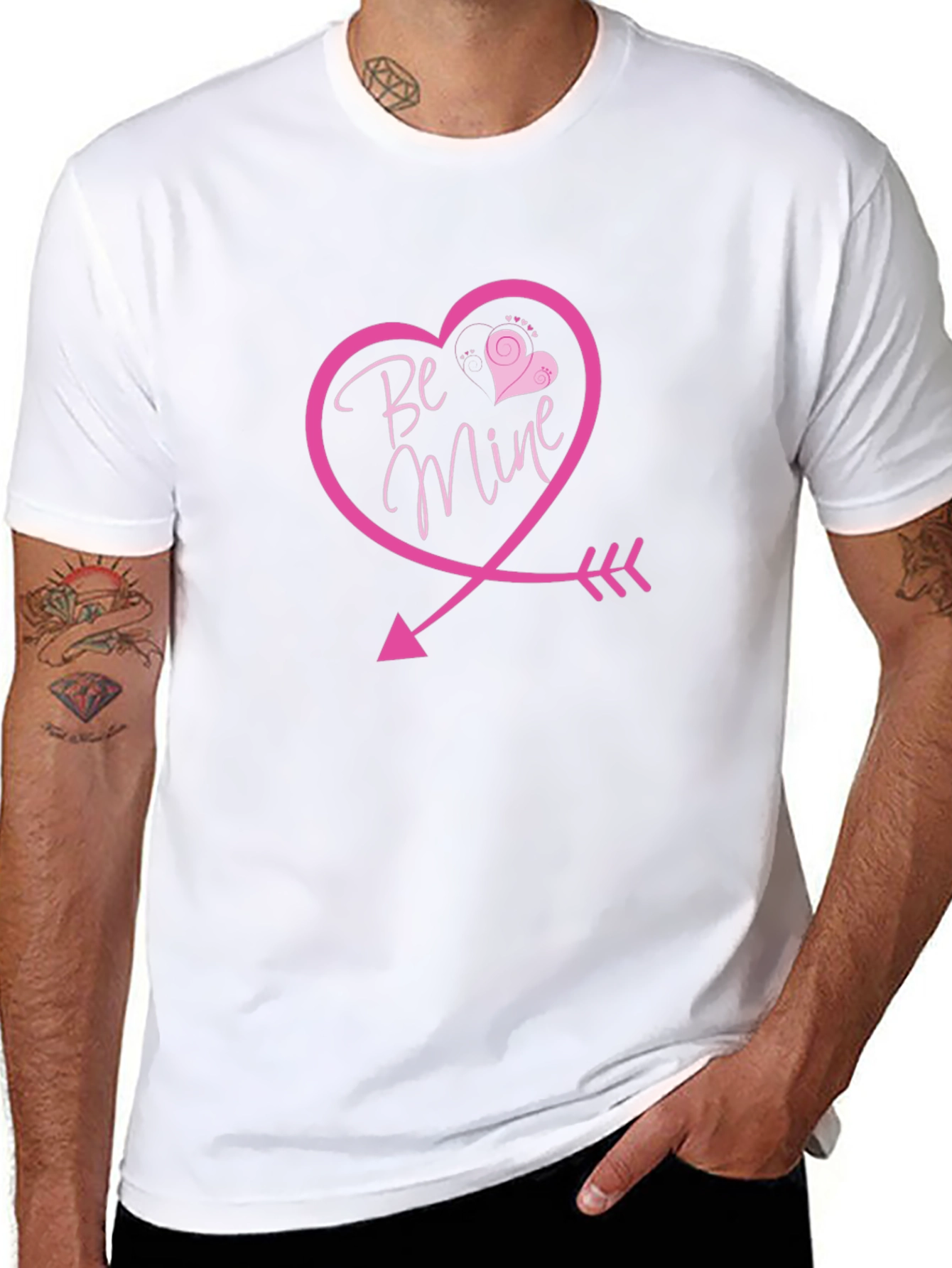 Be Mine Valentines Day Graphic T-Shirt