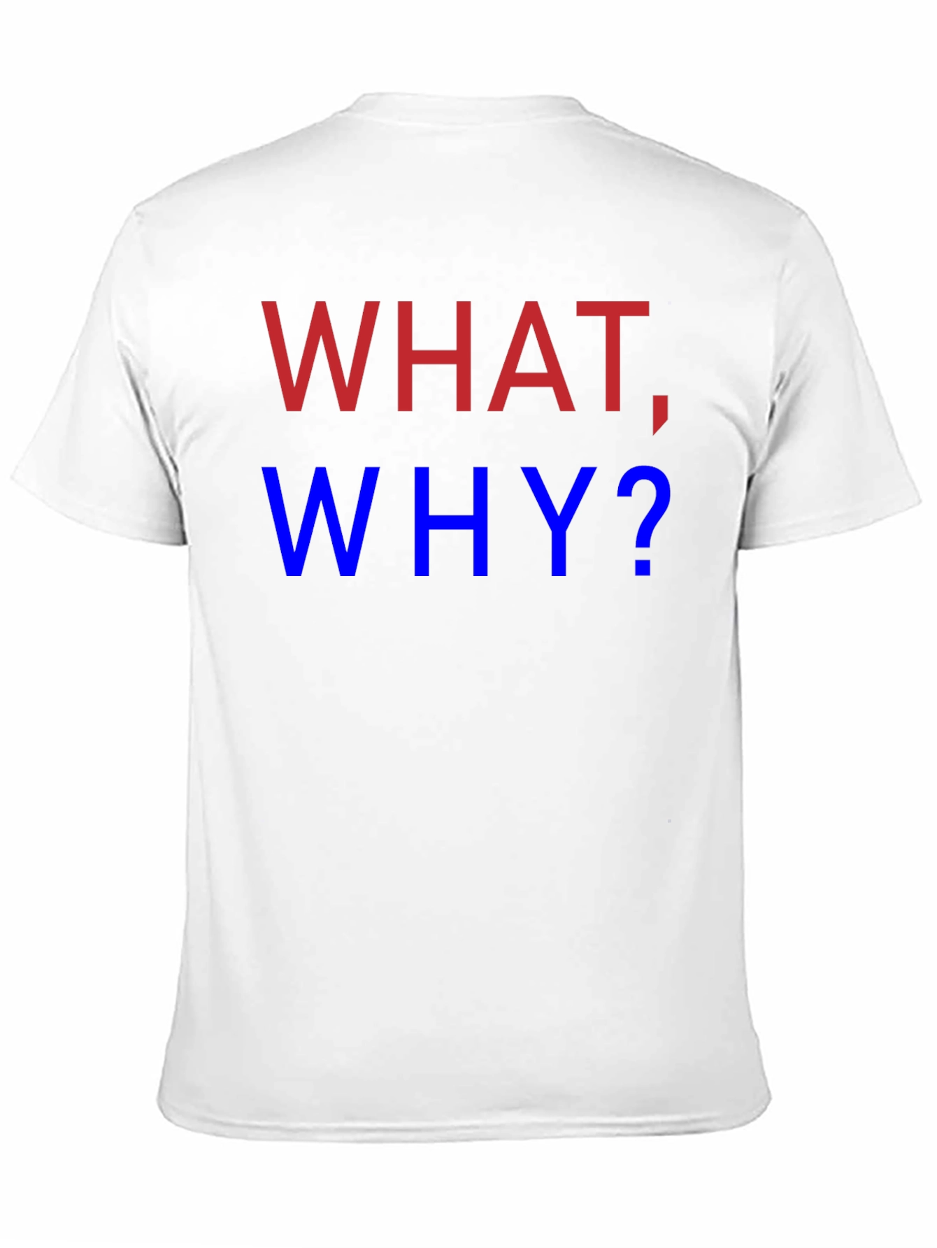 What Why? Graphic Tee - Mens Black T-Shirt