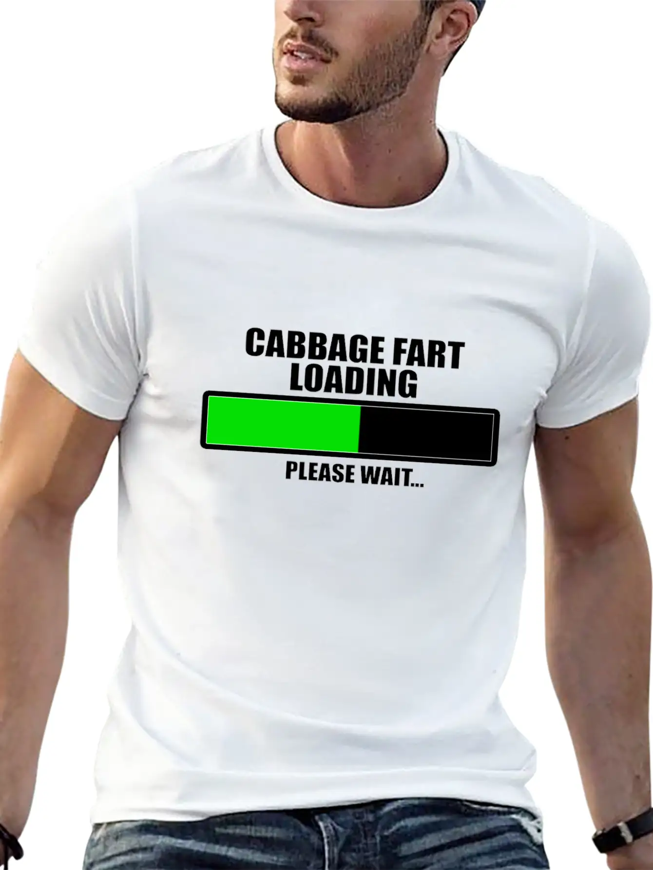 Cabbage Kimchi Lover Broccoli Fart Loading Gift Lightweight Cotton T-Shirt – Daily Comfort Graphic Shirt