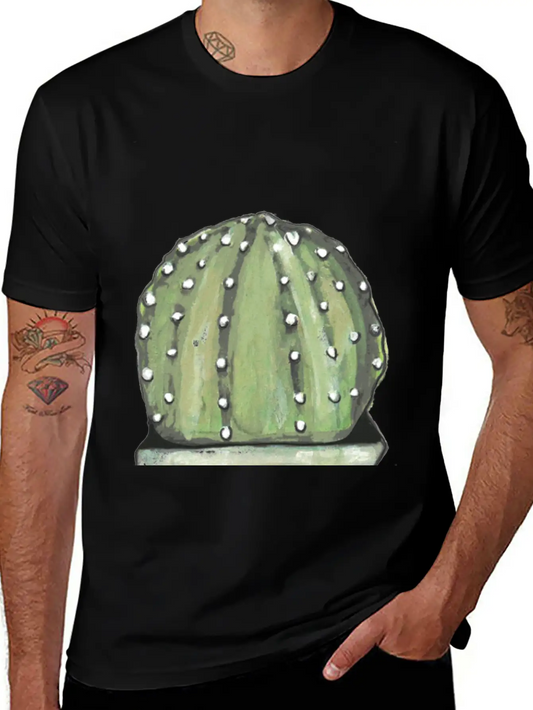 Cactus Lightweight Cotton T-Shirt – Daily Comfort Graphic Shirt