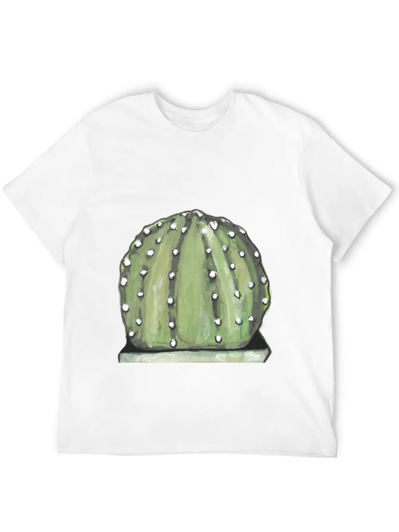 Cactus Lightweight Cotton T-Shirt – Daily Comfort Graphic Shirt