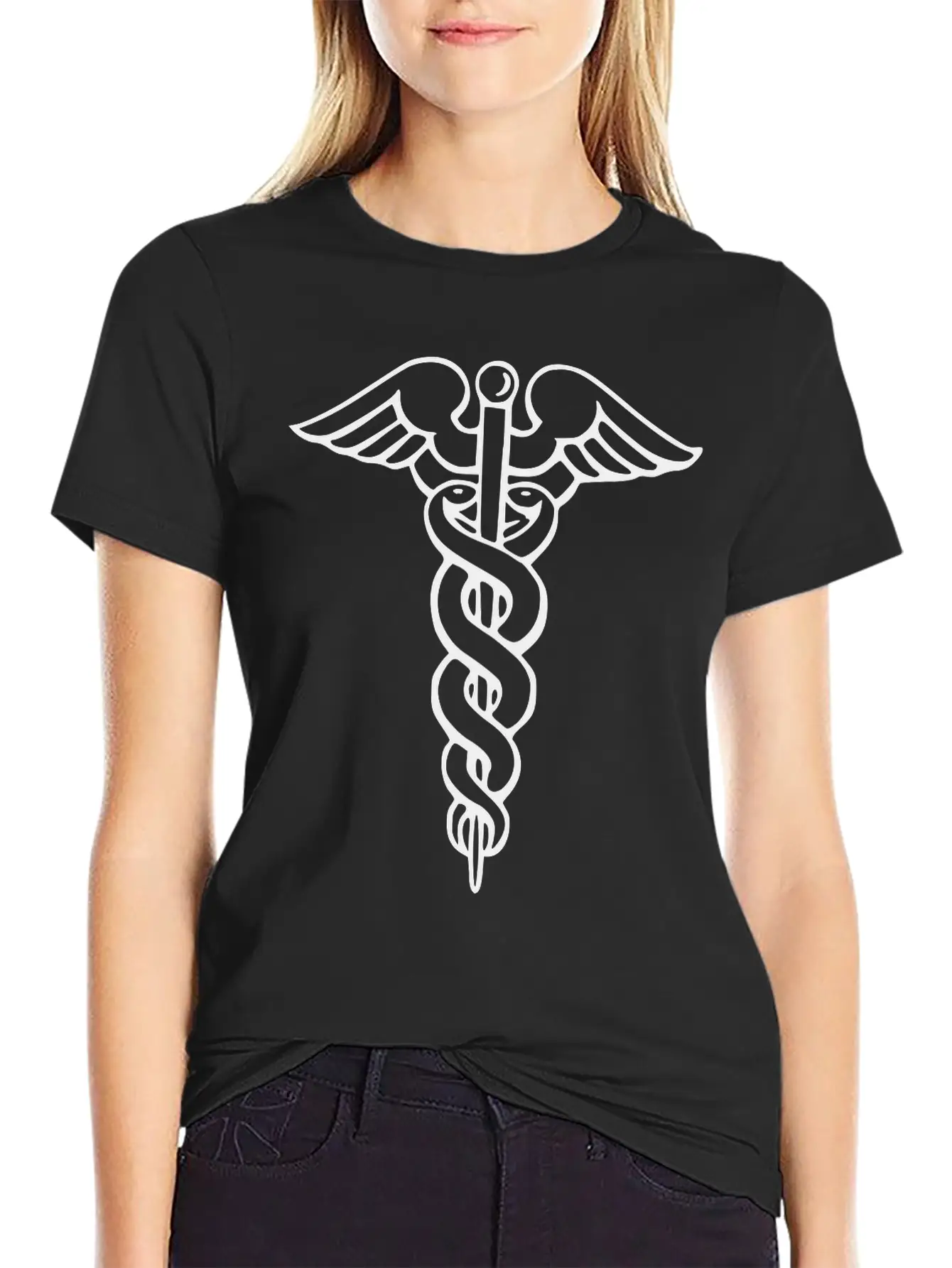 Caduceus Lightweight Cotton T-Shirt – Daily Comfort Graphic Shirt