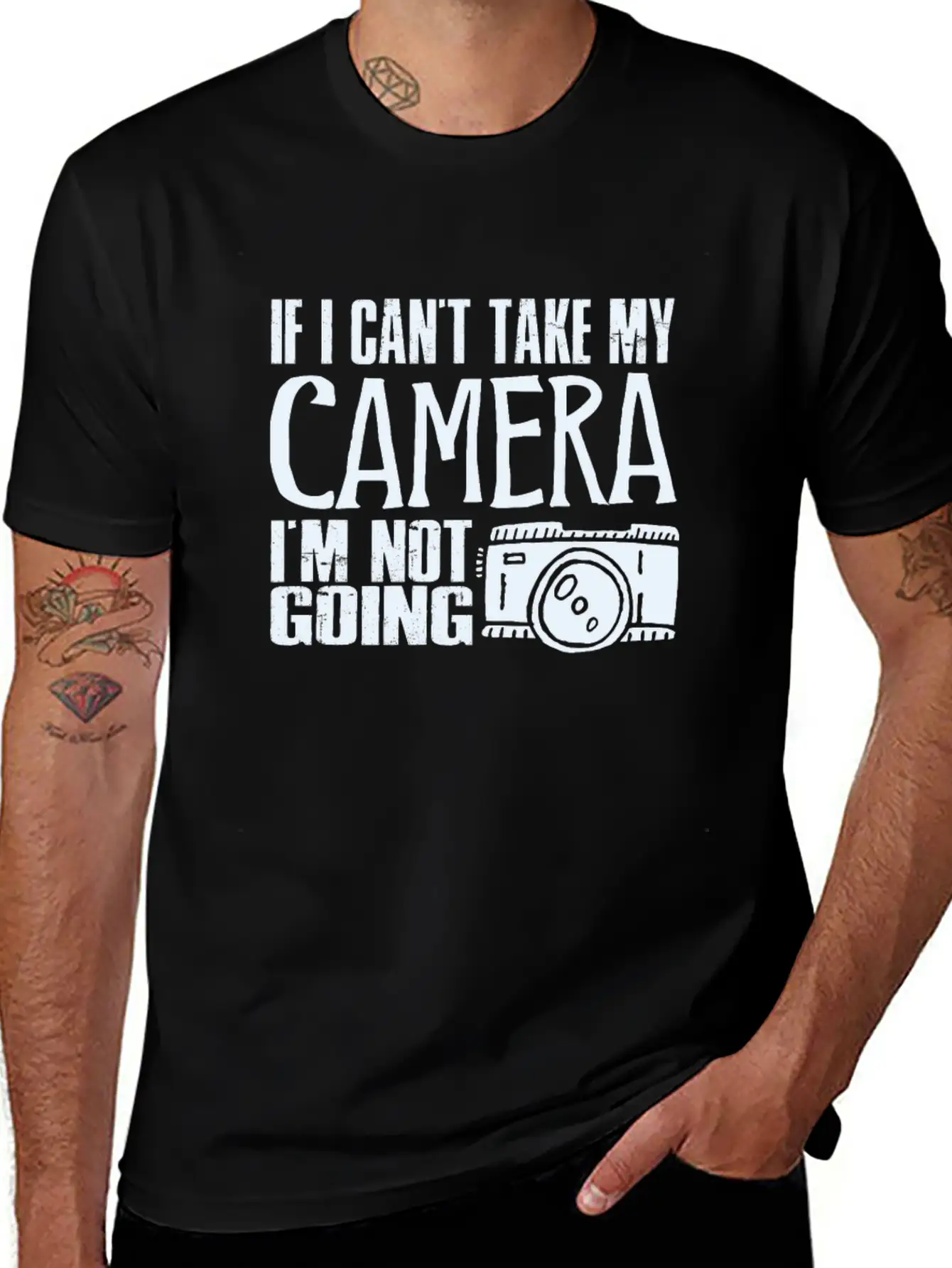 Camera Photographer Lightweight Cotton T-Shirt – Daily Comfort Graphic Shirt