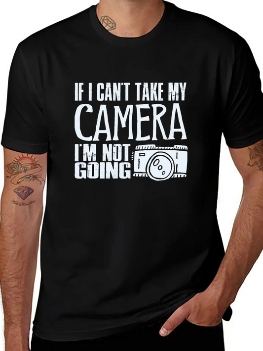 Camera Photographer Lightweight Cotton T-Shirt – Daily Comfort Graphic Shirt
