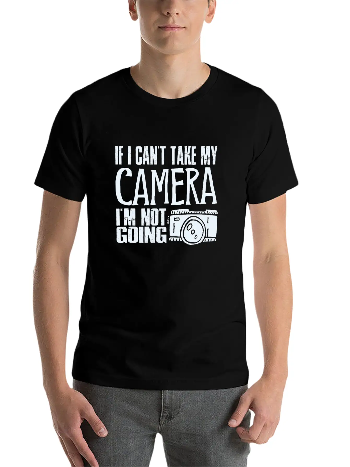Camera Photographer Lightweight Cotton T-Shirt – Daily Comfort Graphic Shirt