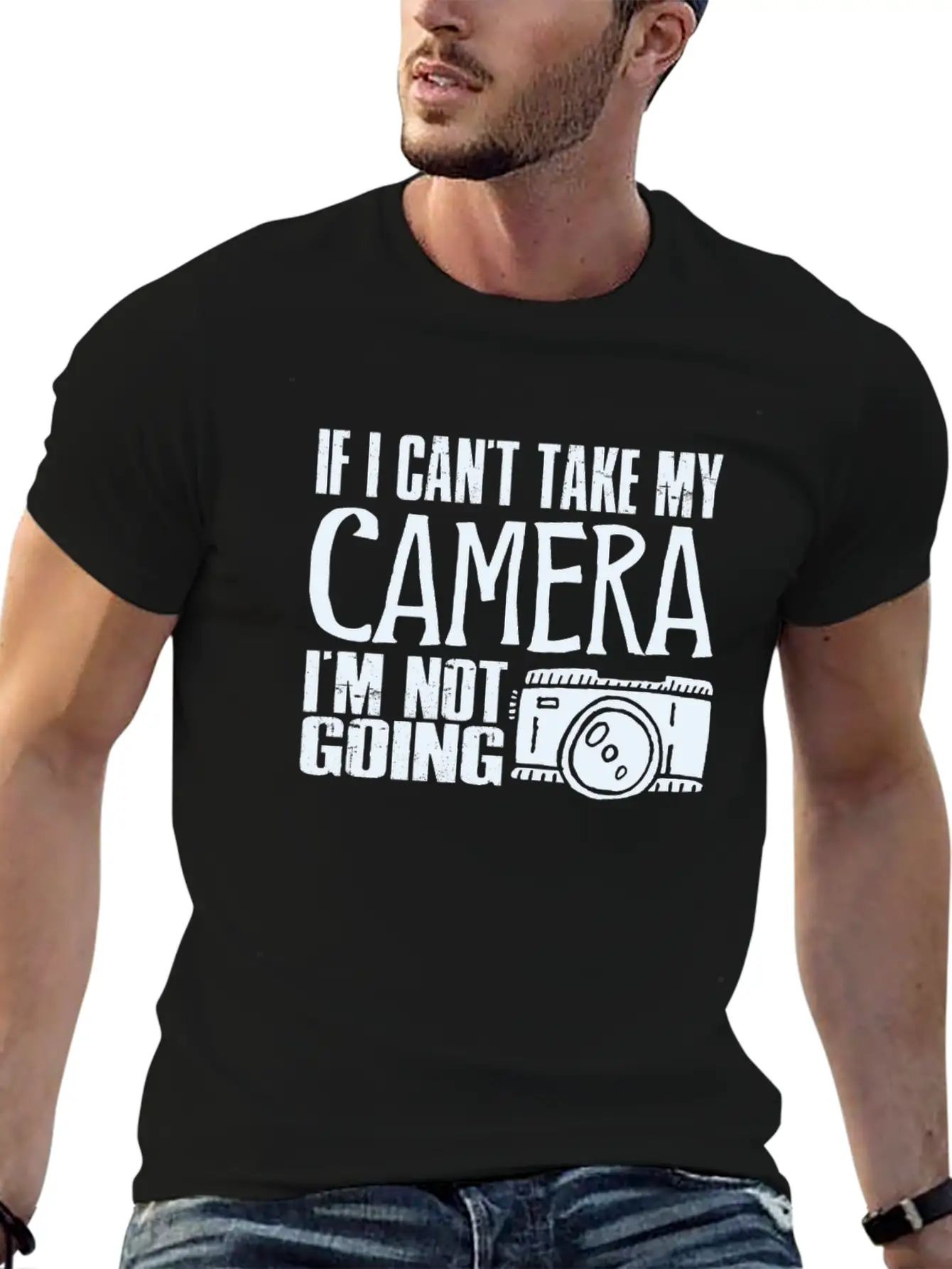 Camera Photographer Lightweight Cotton T-Shirt – Daily Comfort Graphic Shirt