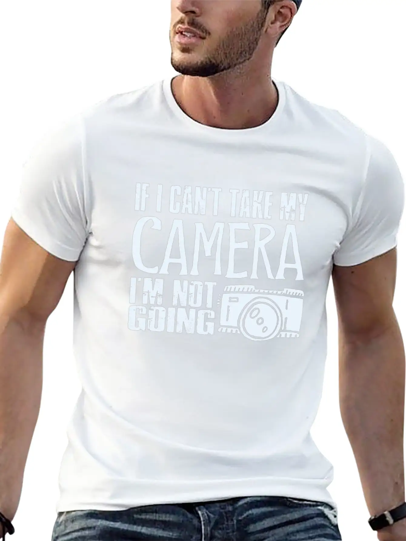 Camera Photographer Lightweight Cotton T-Shirt – Daily Comfort Graphic Shirt