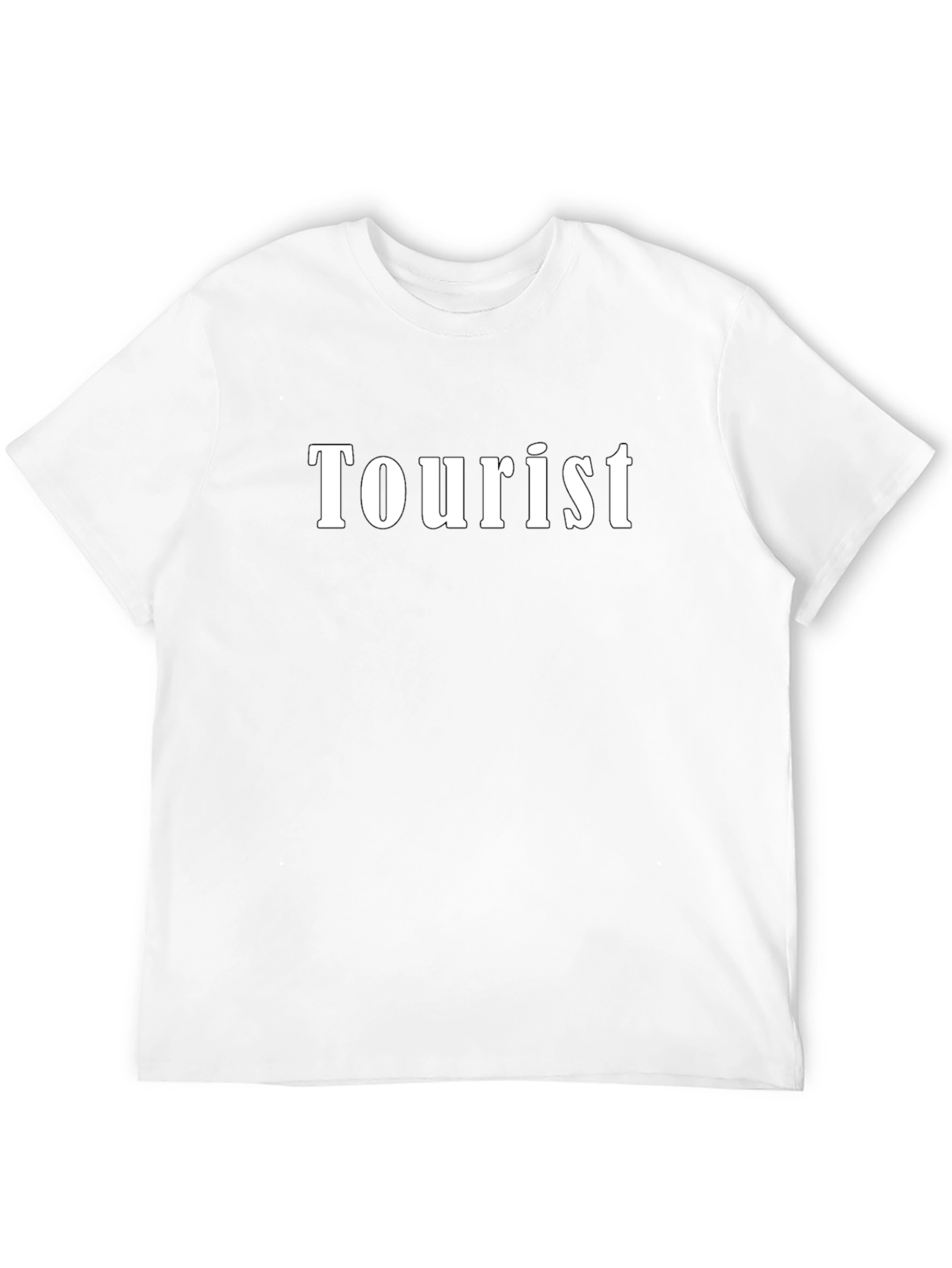 Tourist T-Shirt - Black Cotton Tee