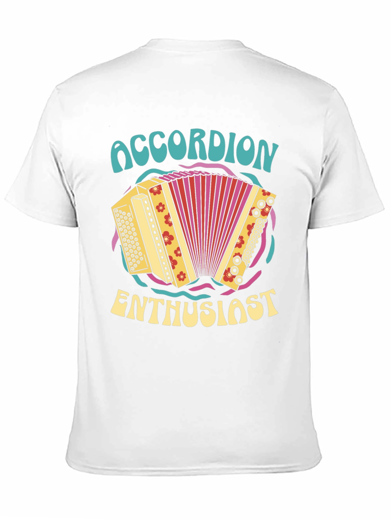 Accordion Enthusiast Graphic T-Shirt