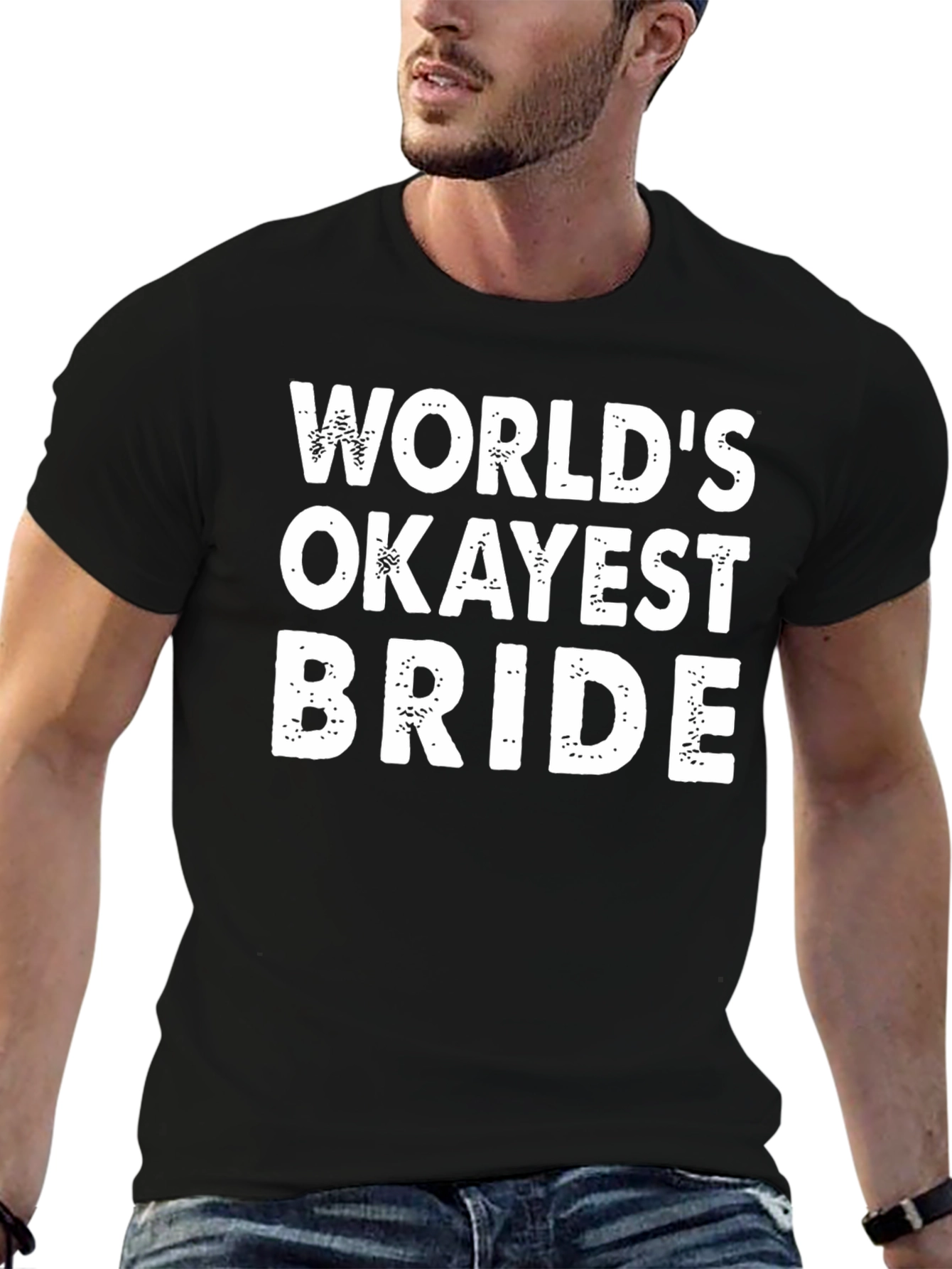 Worlds Okayest Bride Funny T-Shirt
