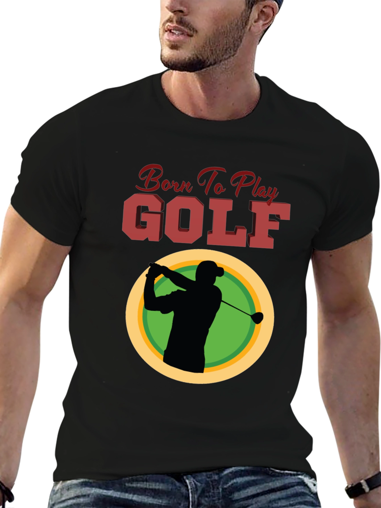 Born to Play Golf Graphic Tee