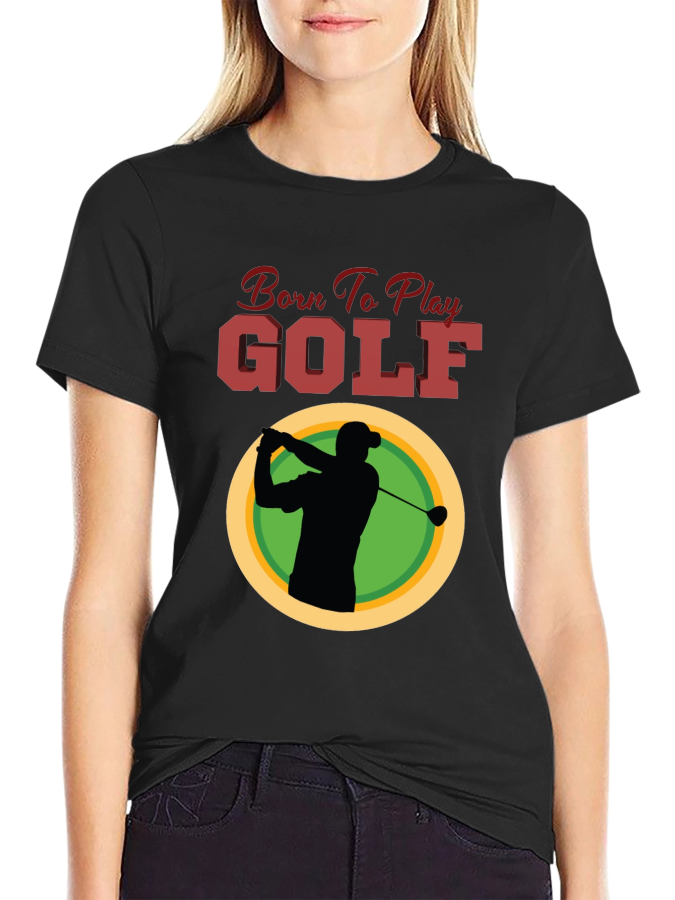 Born to Play Golf Graphic Tee