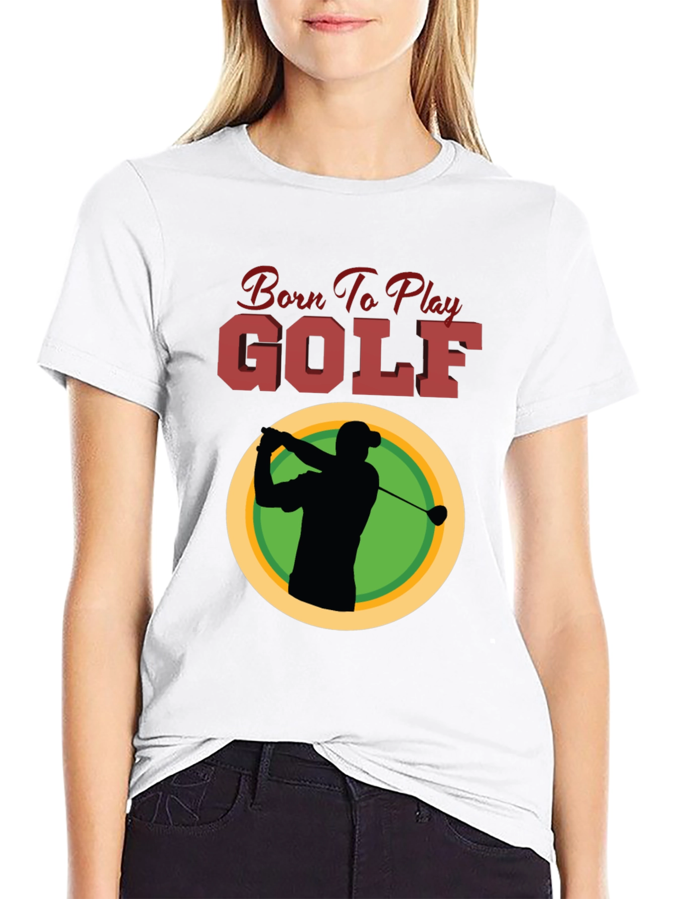 Born to Play Golf Graphic Tee