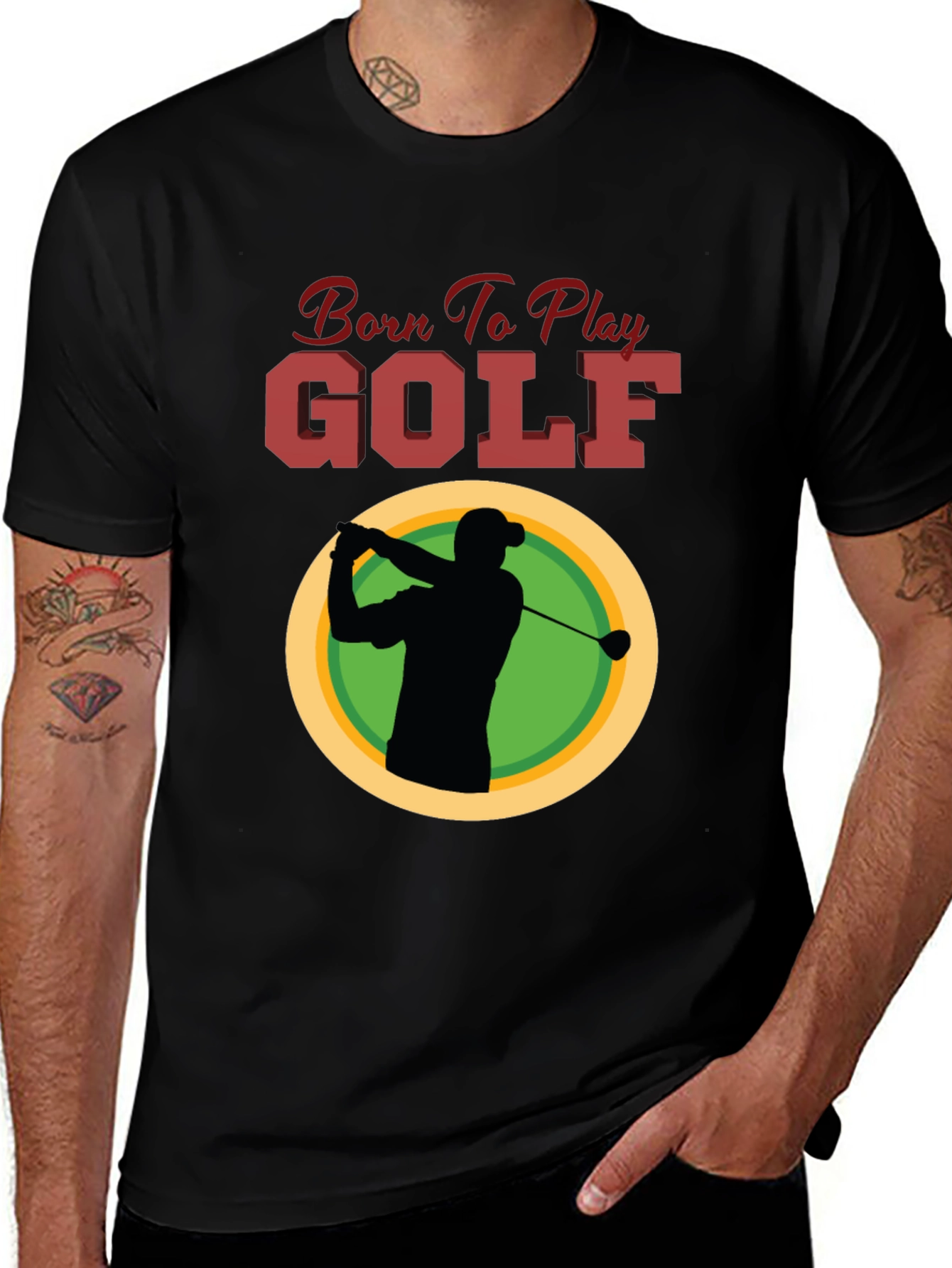 Born to Play Golf Graphic Tee