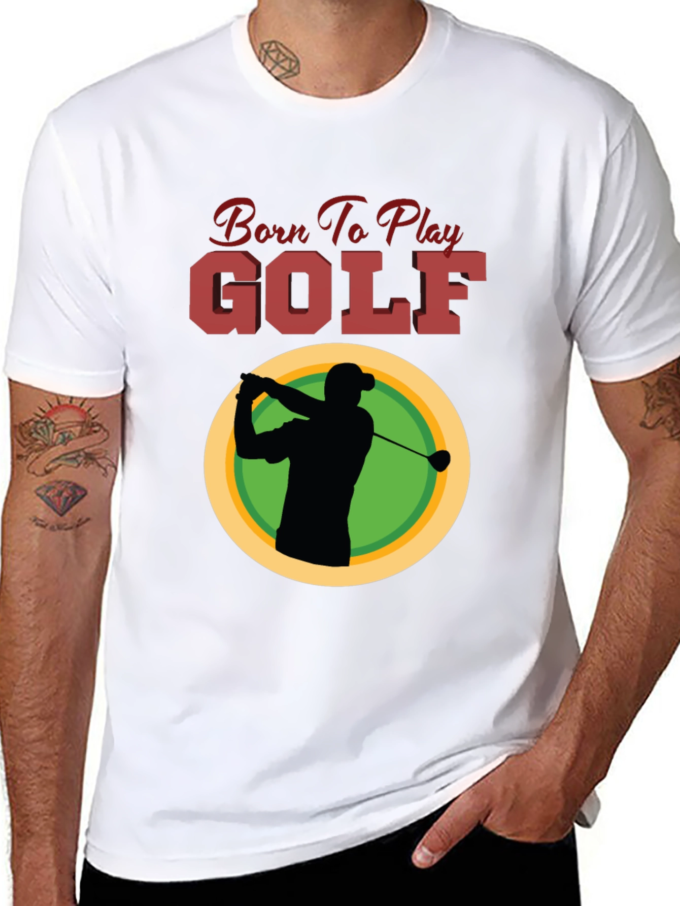 Born to Play Golf Graphic Tee
