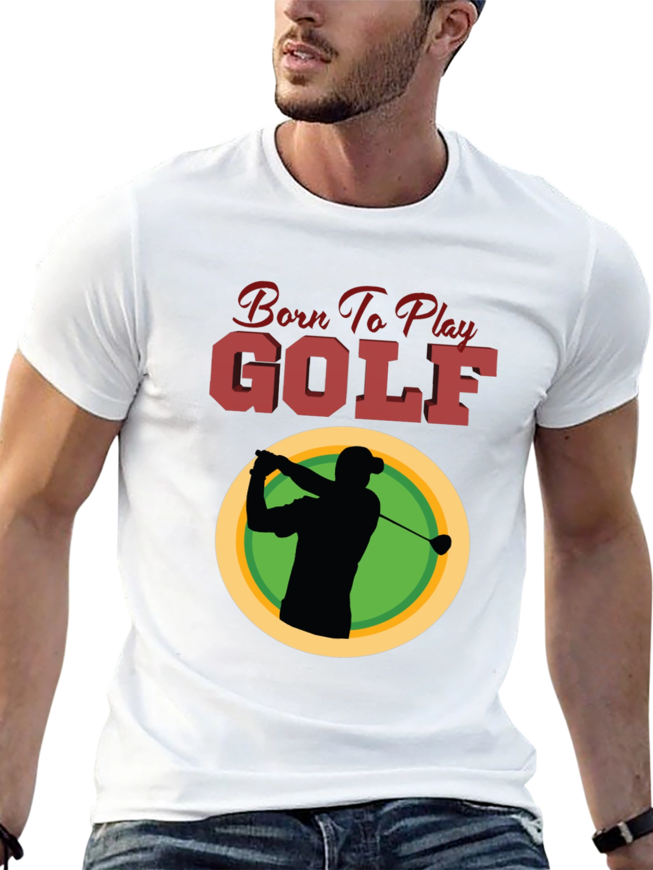 Born to Play Golf Graphic Tee