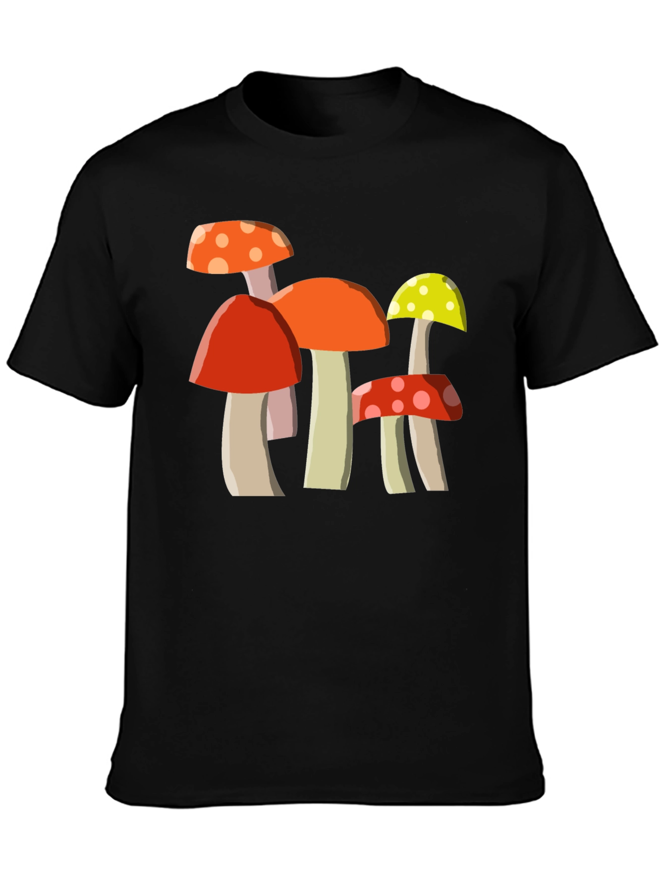 Whimsical Mushroom Graphic Tee - Unisex Cotton T-Shirt