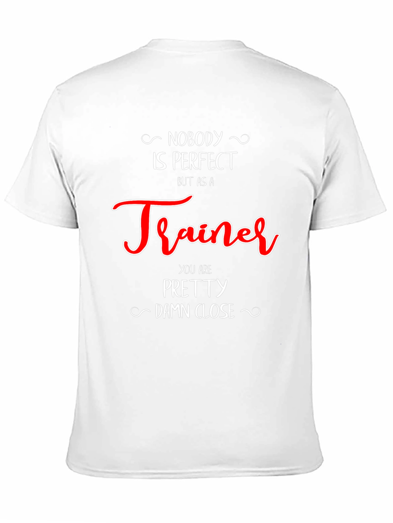 Trainer T-Shirt - Nobody is Perfect