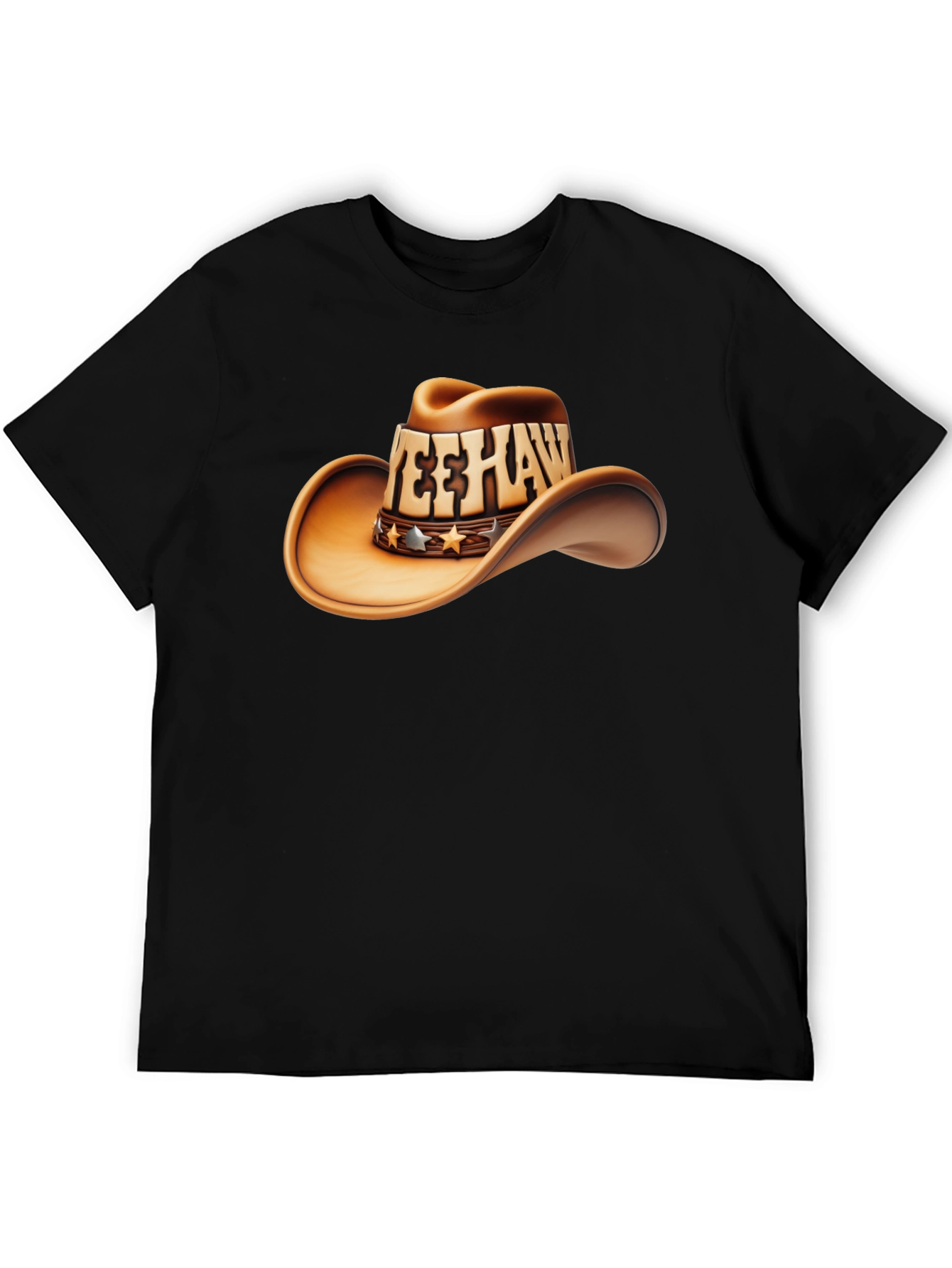 Yeehaw Cowboy Hat Graphic T-Shirt