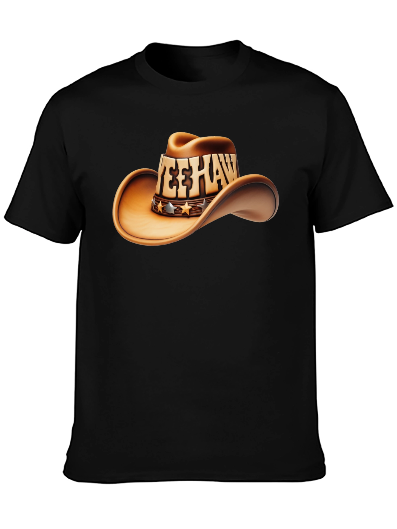 Yeehaw Cowboy Hat Graphic T-Shirt