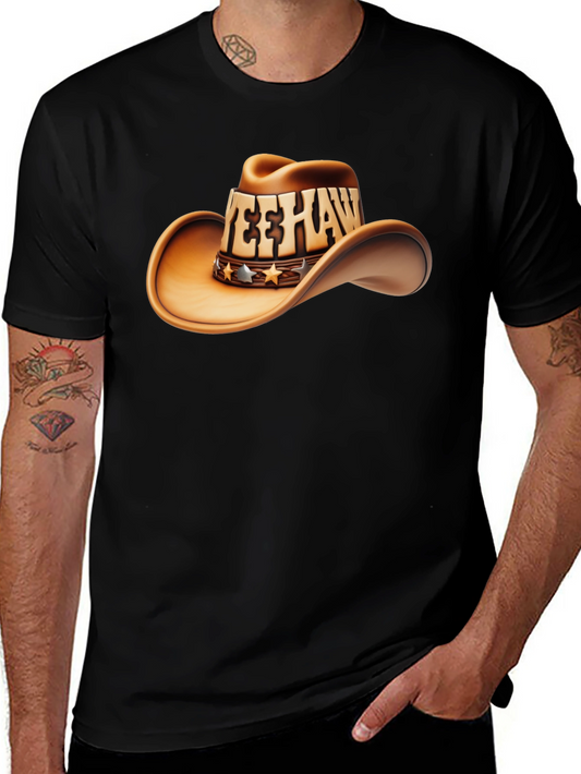 Yeehaw Cowboy Hat Graphic T-Shirt