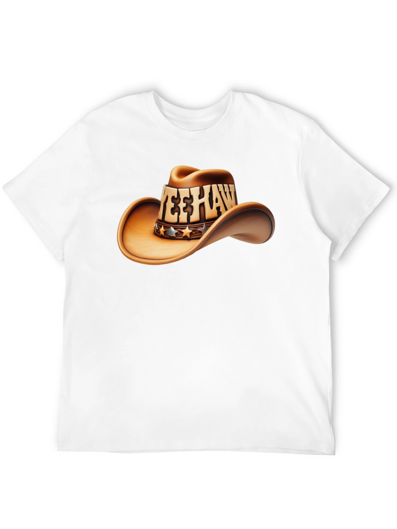 Yeehaw Cowboy Hat Graphic T-Shirt