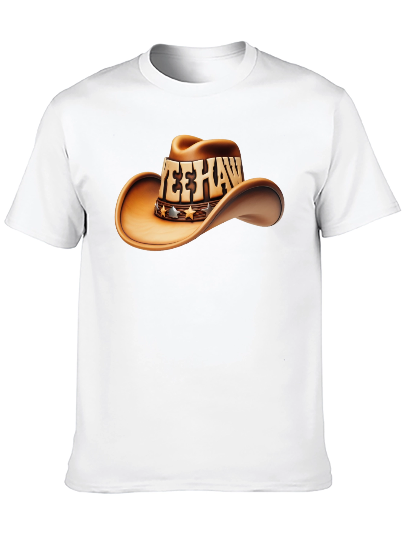 Yeehaw Cowboy Hat Graphic T-Shirt