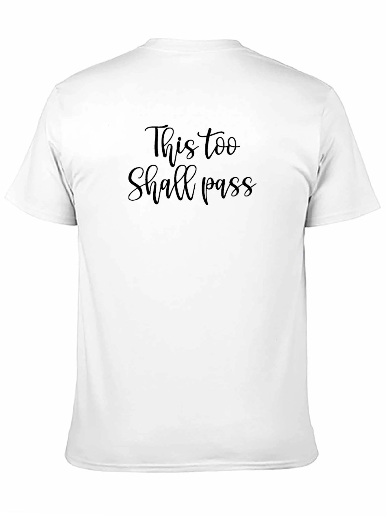 This Too Shall Pass Black Graphic Tee