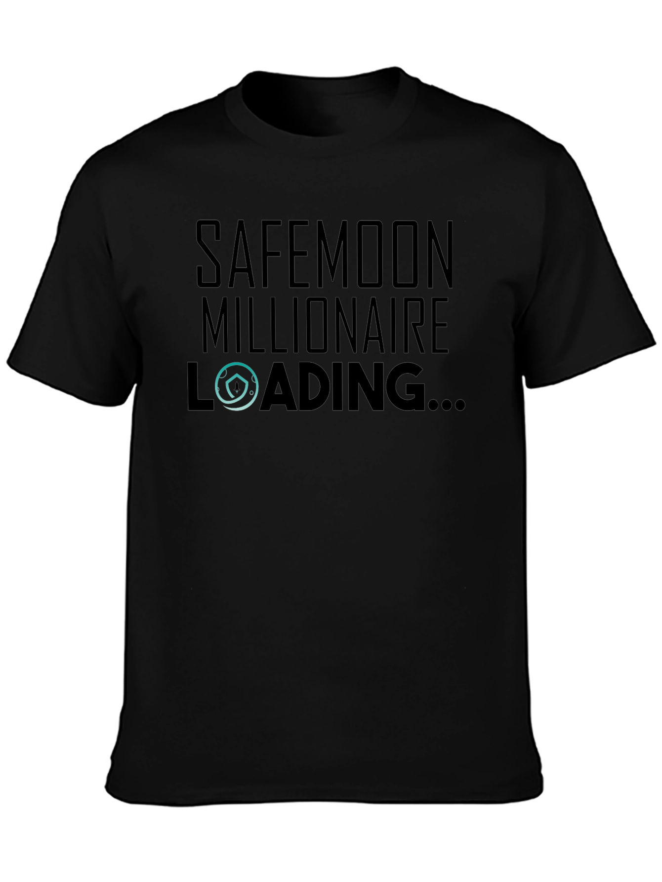 Safemoon Millionaire Loading Black Tee