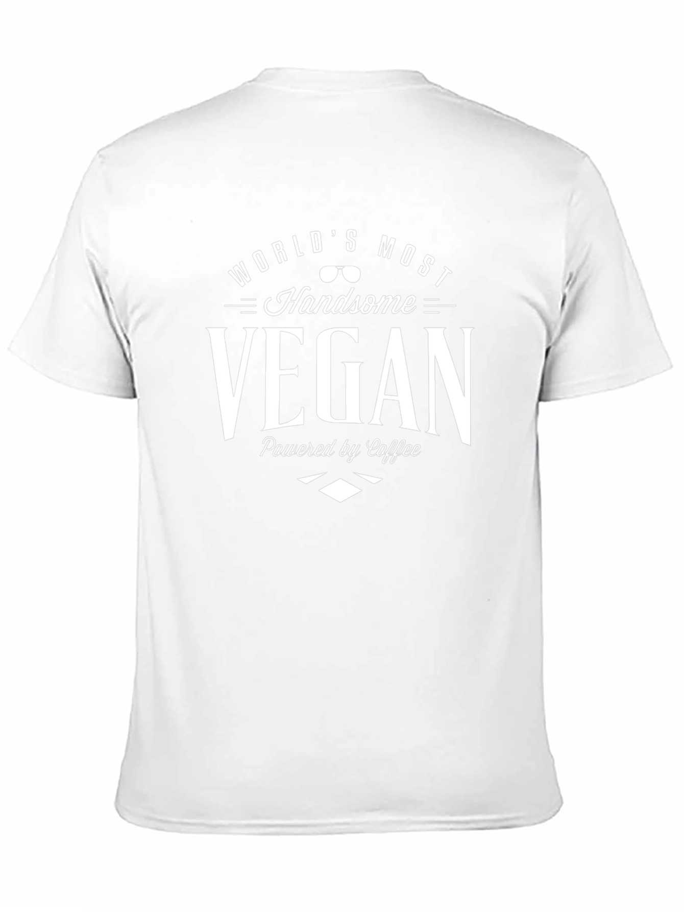 Worlds Most Handsome Vegan Black T-Shirt