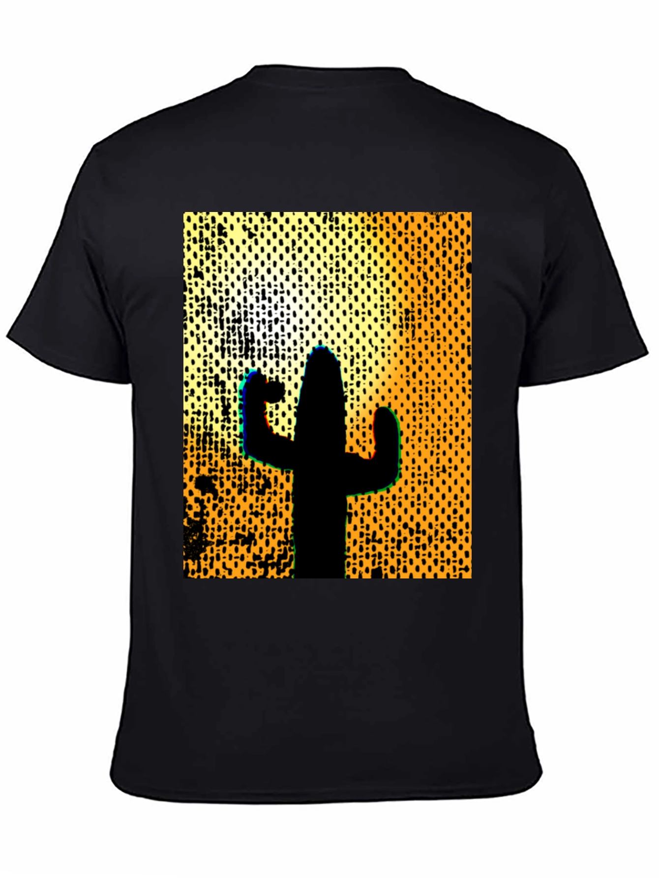 Cactus Silhouette Graphic Tee - Desert Style