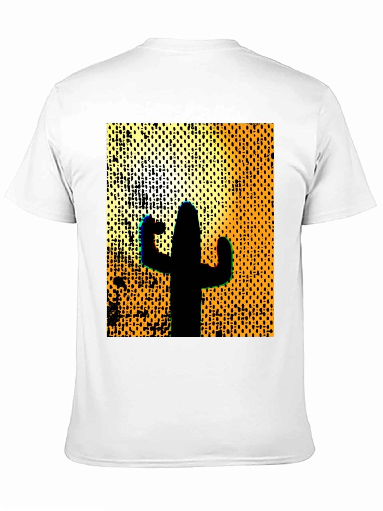 Cactus Silhouette Graphic Tee - Desert Style
