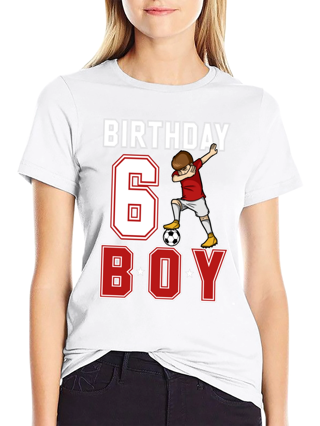 Birthday 6 Boy Soccer T-Shirt
