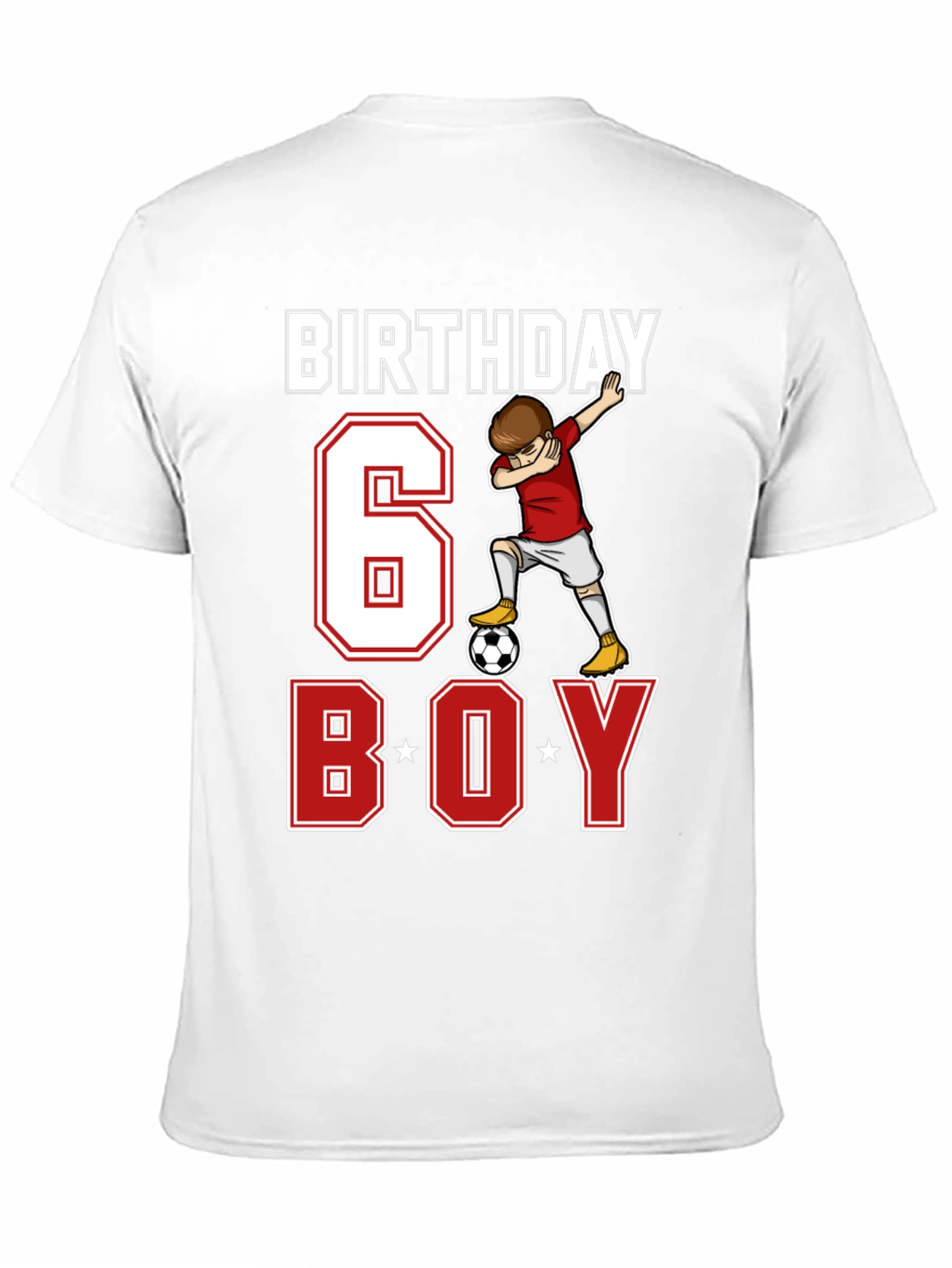 Birthday 6 Boy Soccer T-Shirt