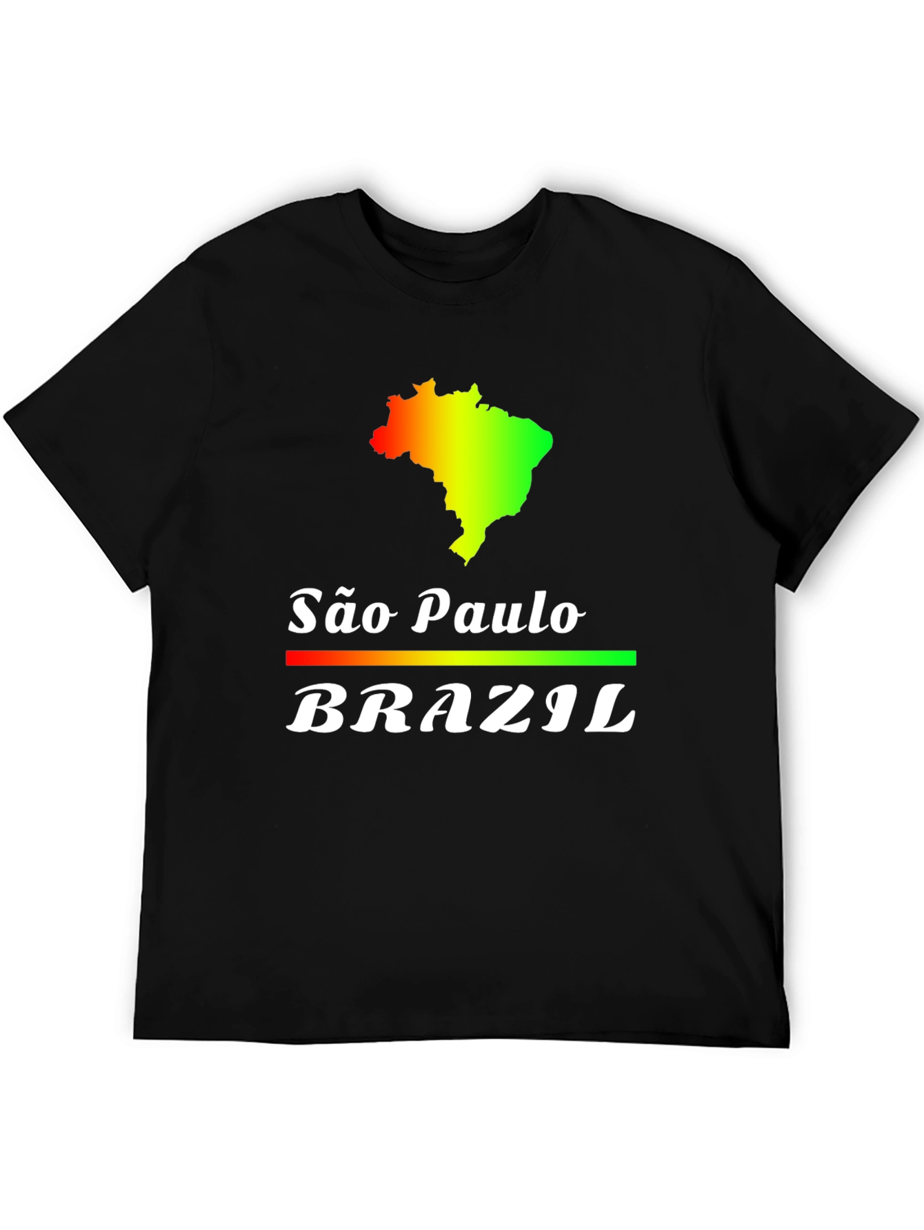 São Paulo Brazil T-Shirt - Black