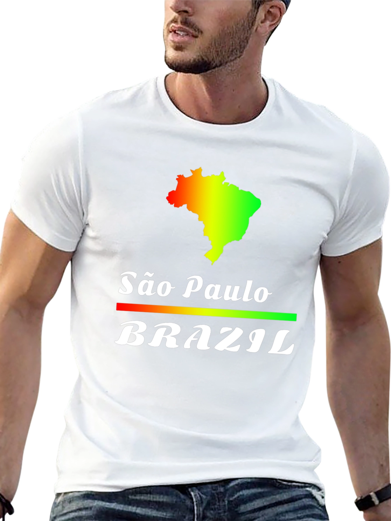 São Paulo Brazil T-Shirt - Black