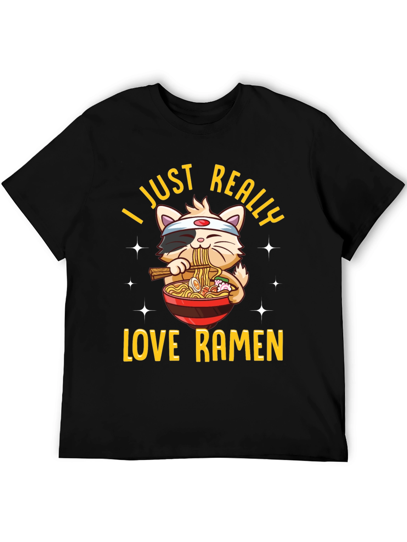 Ramen Cat Graphic Tee - Unisex