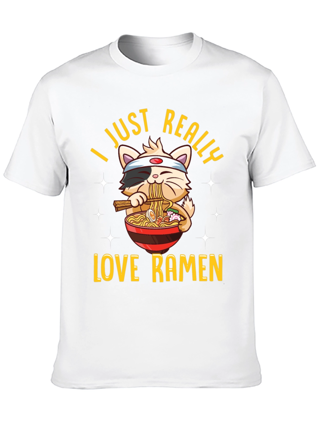 Ramen Cat Graphic Tee - Unisex
