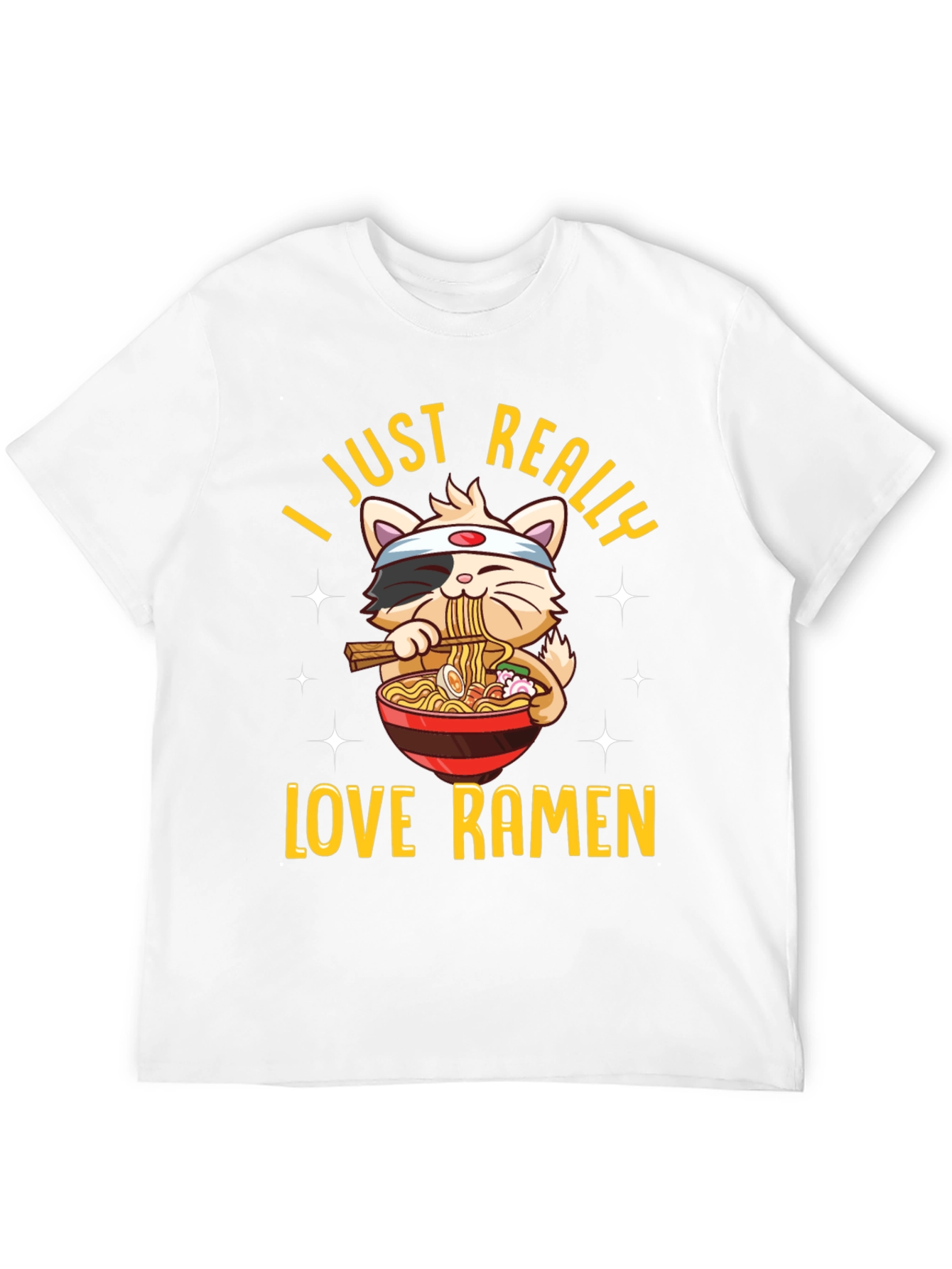 Ramen Cat Graphic Tee - Unisex